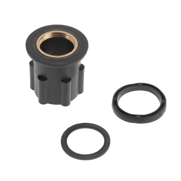 Смеситель для кухни Смеситель для кухни "Эверест" B45-274F, однорычажный, короткий излив, черный