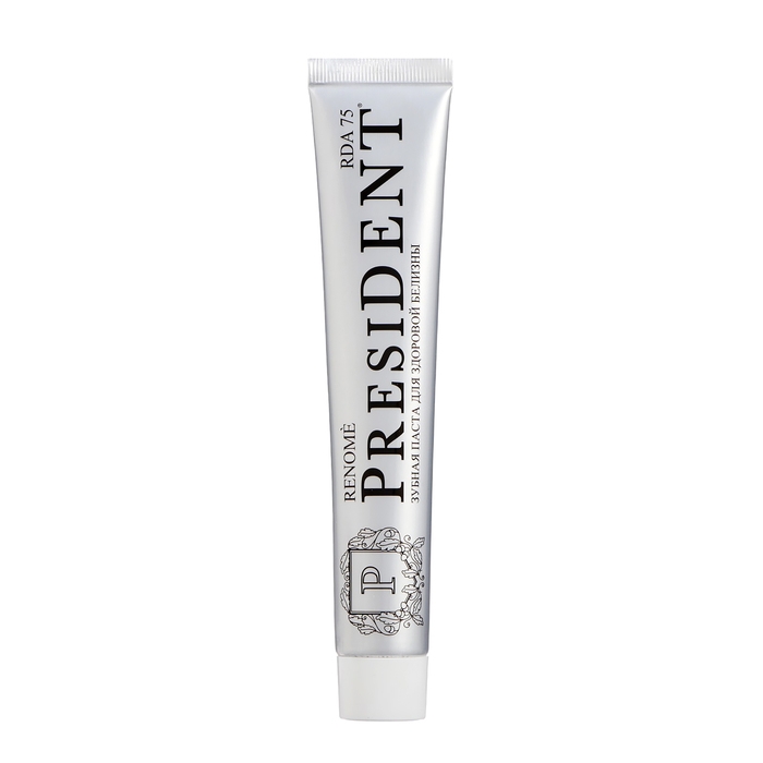 Зубная паста PRESIDENT, 75 RDA, Renome, 75 г Зубная паста PRESIDENT, 75 RDA, Renome, 75 г