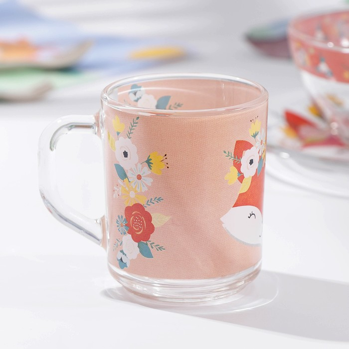 Набор детской посуды Доляна «Лисёнок», 3 предмета: миска 450 мл, тарелка d=20 см, кружка 200 мл Набор детской посуды Доляна «Лисёнок», 3 предмета: миска 450 мл, тарелка d=20 см, кружка 200 мл