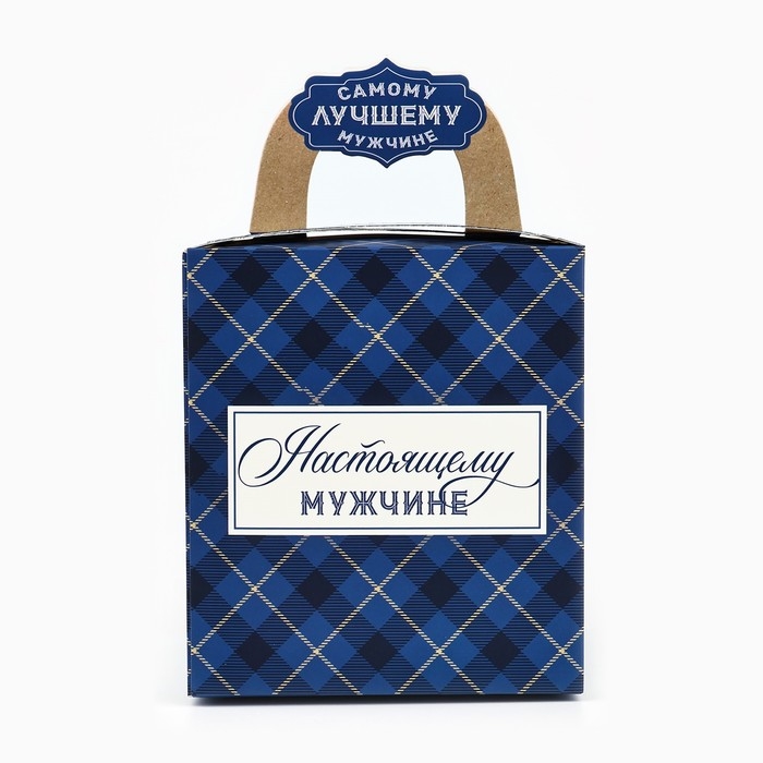 Коробка складная «Мужской стиль» 14 х 16 х 14 см