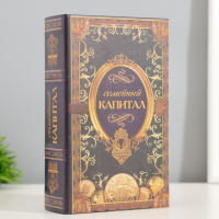 Сейф шкатулка книга "Семейный капитал" 17х11х5 см