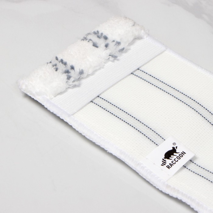 Сменная насадка для окномойки Raccoon, микрофибра, 21×10,5 см, цвет белый