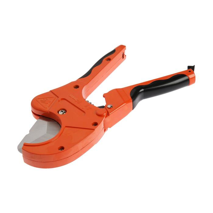 Ножницы для резки труб ТУНДРА по пластику, полуавтомат, усиленные, удлиненные, 2К, до 42 мм Ножницы для резки труб ТУНДРА по пластику, полуавтомат, усиленные, удлиненные, 2К, до 42 мм