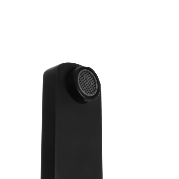 Смеситель для ванны Accoona A6322F, силумин, картридж 35 мм, короткий излив, черный Смеситель для ванны Accoona A6322F, силумин, картридж 35 мм, короткий излив, черный