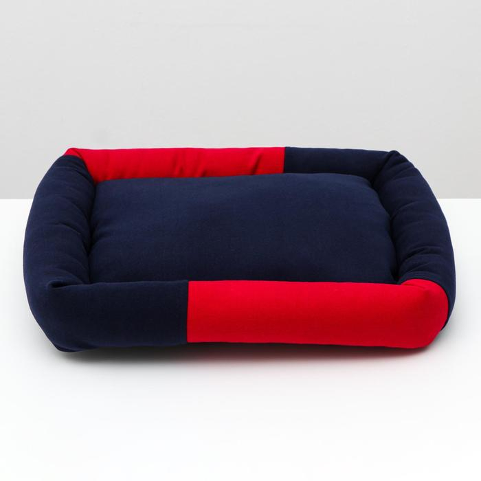 Диван мягкий, 52 х 42 х 10 см, кашемир, черно-красный Диван мягкий, 52 х 42 х 10 см, кашемир, черно-красный