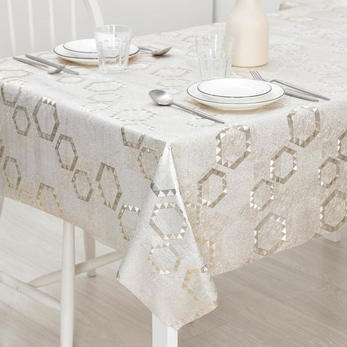 Клеёнка на стол «Соты», на тканевой основе, ширина 137 см, рулон 20 м, толщина 0,25 мм Клеёнка на стол «Соты», на тканевой основе, ширина 137 см, рулон 20 м, толщина 0,25 мм