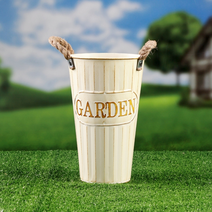 Кашпо - ваза  Кашпо - ваза "Блум" 15х15х25см