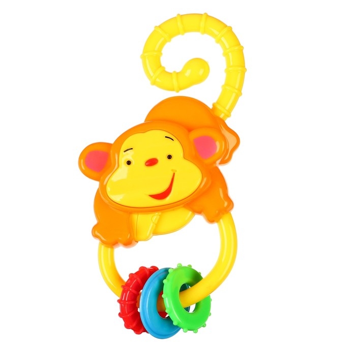 Погремушка «Африка: Обезьянка», Крошка Я Погремушка «Африка: Обезьянка», Крошка Я