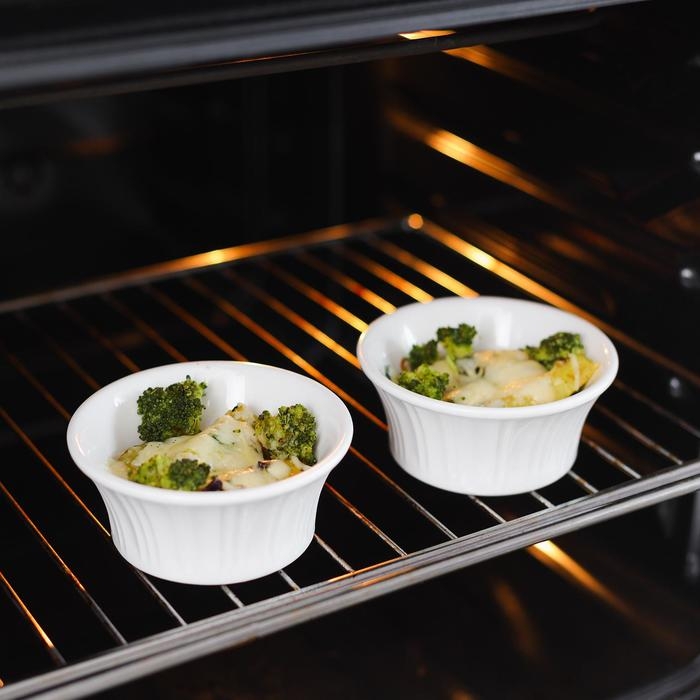 Рамекин из жаропрочной керамики Доляна «Маффин», 250 мл, d=11,4 см, цвет белый Рамекин из жаропрочной керамики Доляна «Маффин», 250 мл, d=11,4 см, цвет белый