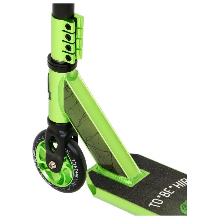 Самокат трюковой COSMORIDE TO*BE*HIP CT2020, колёса PU 100 мм, ABEC 7, цвет чёрный Самокат трюковой COSMORIDE TO*BE*HIP CT2020, колёса PU 100 мм, ABEC 7, цвет чёрный