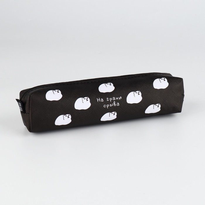 Пенал школьный из искусственной кожи «1 сентября: На грани срыва» , 19 х 8 х 3 см Пенал школьный из искусственной кожи «1 сентября: На грани срыва» , 19 х 8 х 3 см