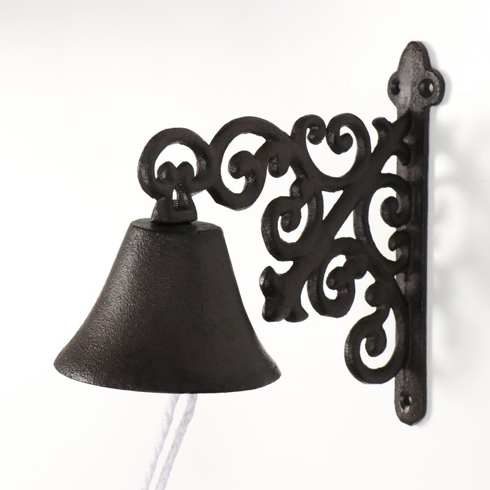 Колокол сувенирный чугун  Колокол сувенирный чугун "Узорный" 18х10х21 см