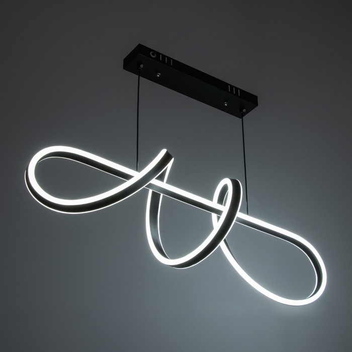 Светильник с ПДУ Светильник с ПДУ "Вирджин" LED 150Вт 3000-6000К черный 80х24х26 см