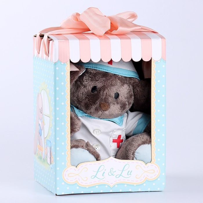 Мягкая игрушка Мягкая игрушка "Зайка Li доктор ", заяц, 25 см