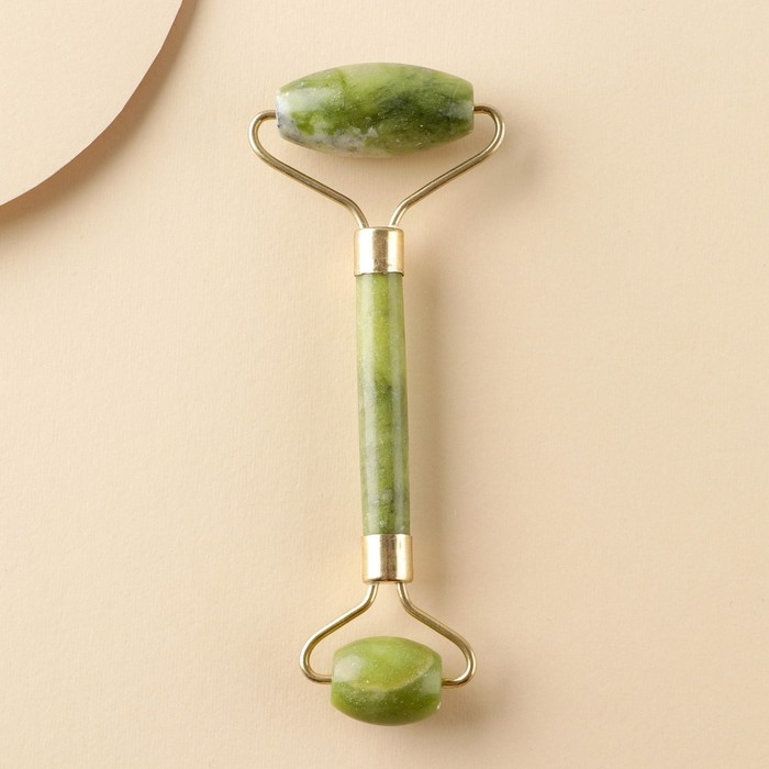 Набор массажеров Гуаша для лица «Будь счастлива», кальцит, серпентин Набор массажеров Гуаша для лица «Будь счастлива», кальцит, серпентин