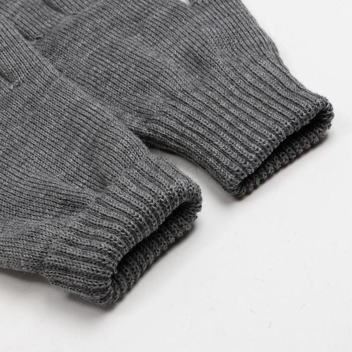 Перчатки мужские, цвет серый, размер 20 Перчатки мужские, цвет серый, размер 20