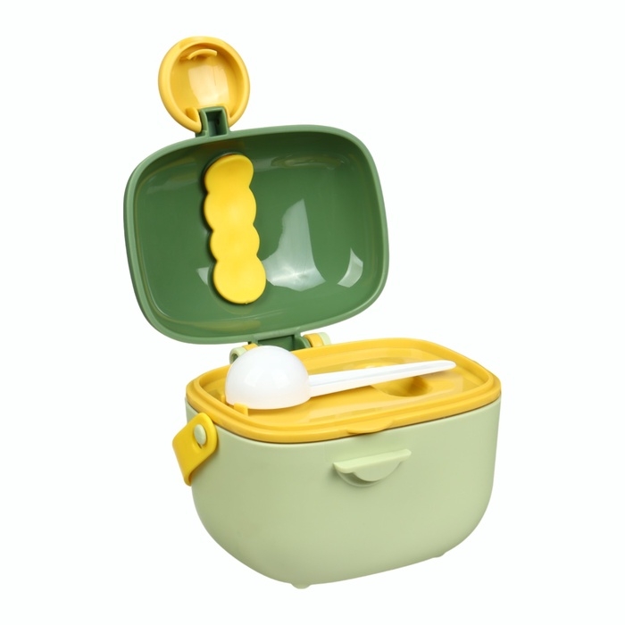 Контейнер для детского питания Дино 5, 400 мл., цвет зеленый Контейнер для детского питания Дино 5, 400 мл., цвет зеленый