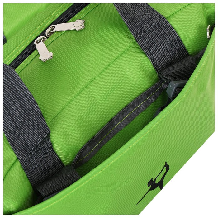 Сумка для йоги и гимнастики Sangh, 37х20х20 см, цвет зелёный Сумка для йоги и гимнастики Sangh, 37х20х20 см, цвет зелёный