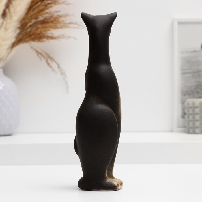 Фигура Фигура "Кот стоит" черный, 21см