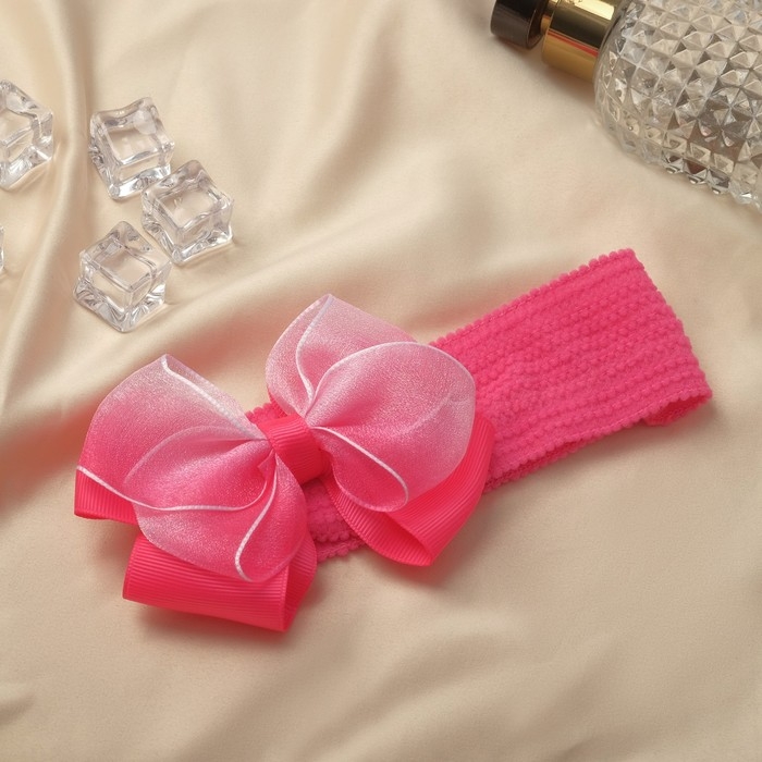 Повязка для волос Повязка для волос "Выбражулька" бант двойной, 16х3 см