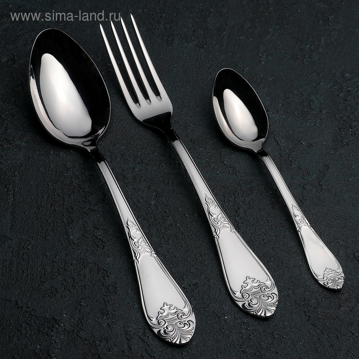 Набор столовых приборов «Дворцовый», 18 предметов, картонная коробка Набор столовых приборов «Дворцовый», 18 предметов, картонная коробка