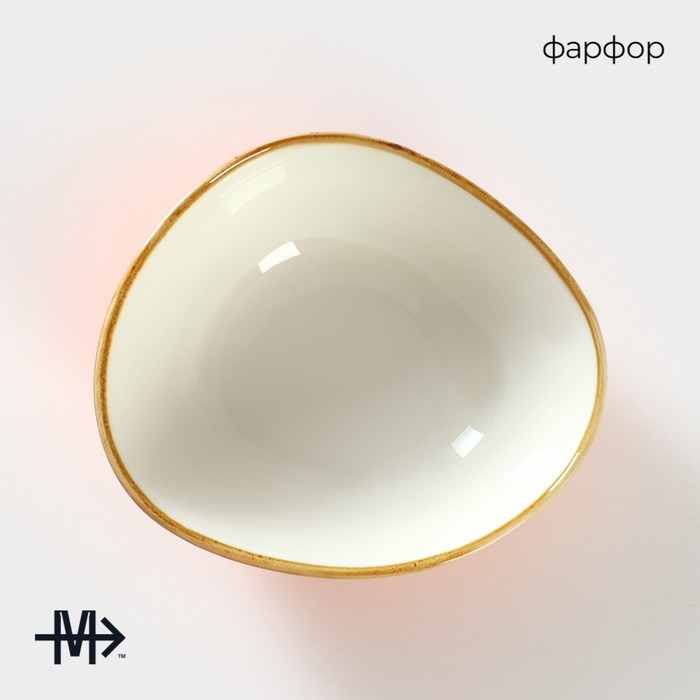 Салатник фарфоровый Magistro «Церера», 440 мл, 15,3×13 см, цвет оранжевый Салатник фарфоровый Magistro «Церера», 440 мл, 15,3×13 см, цвет оранжевый