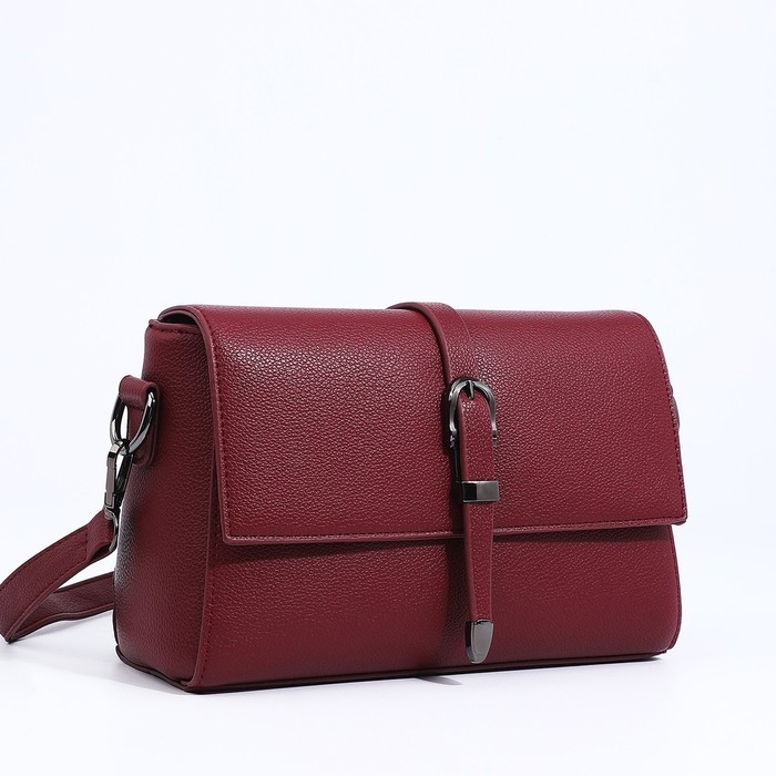 Сумка-мессенджер на магните, цвет бордовый Сумка-мессенджер на магните, цвет бордовый