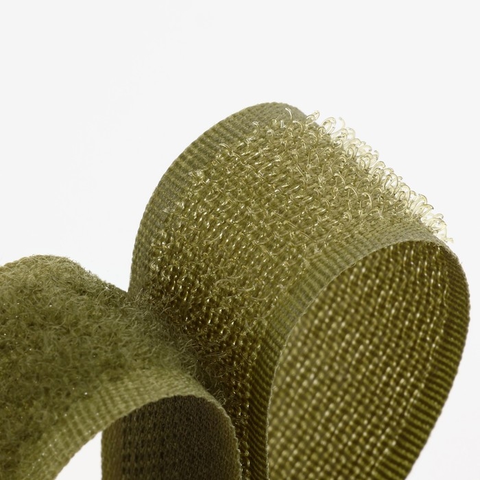 Липучка, 20 мм × 25 ± 1 м, цвет хаки Липучка, 20 мм × 25 ± 1 м, цвет хаки
