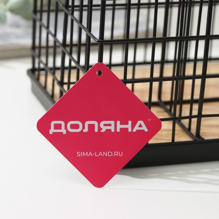 Корзина для мелочей Доляна «Эстетика», 23,5×16×12 см Корзина для мелочей Доляна «Эстетика», 23,5×16×12 см