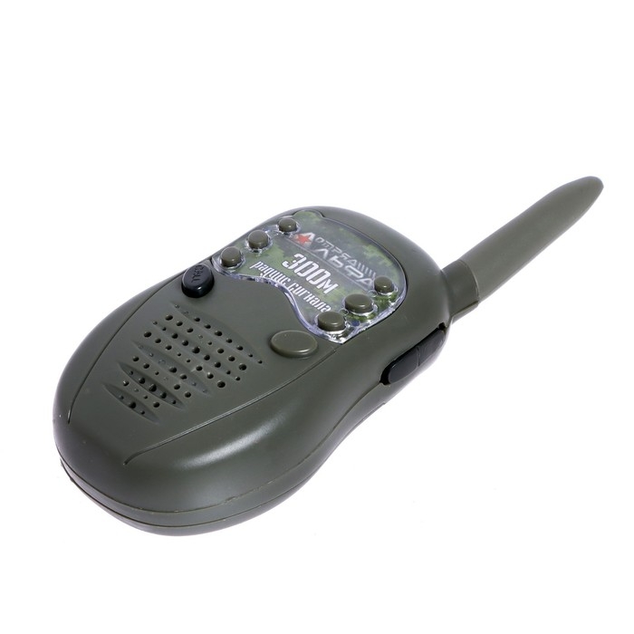 Набор раций «Опасная миссия», 2 рации в комплекте, радиус действия до 300 м, работает от батареек Набор раций «Опасная миссия», 2 рации в комплекте, радиус действия до 300 м, работает от батареек