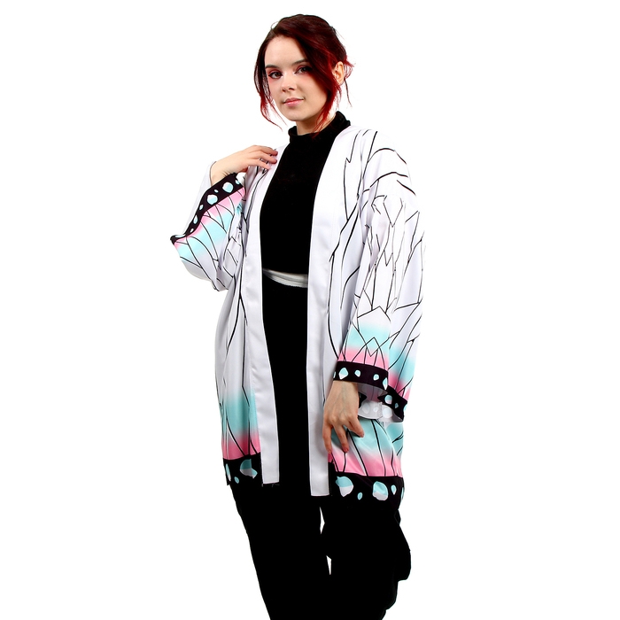 Карнавальное хаори «Демонический клинок», р. 46-48 (L), цвет белый Карнавальное хаори «Демонический клинок», р. 46-48 (L), цвет белый