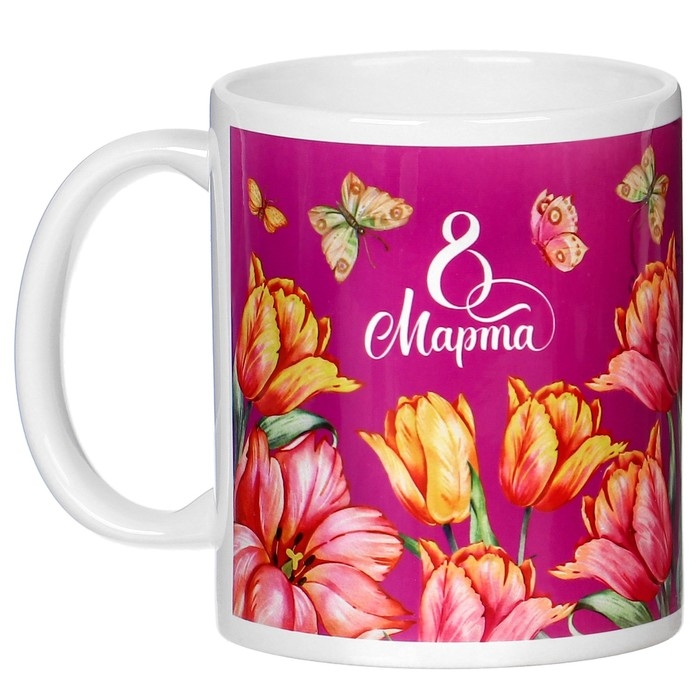 Кружка сублимация, 350 мл Кружка сублимация, 350 мл "8 Марта. Любимой бабуле" Принцессы