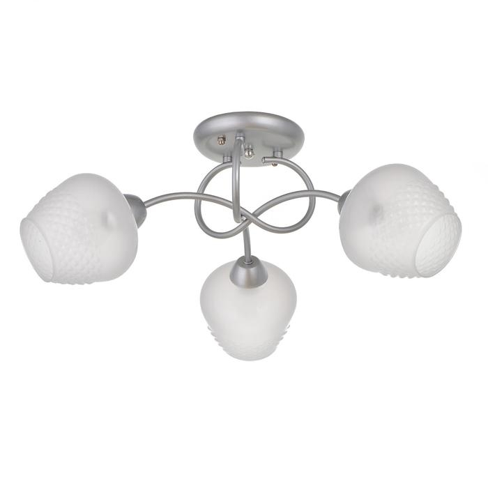 Люстра 1085/3SL 40Вт Е27 серебро 54х54х24 см BayerLux