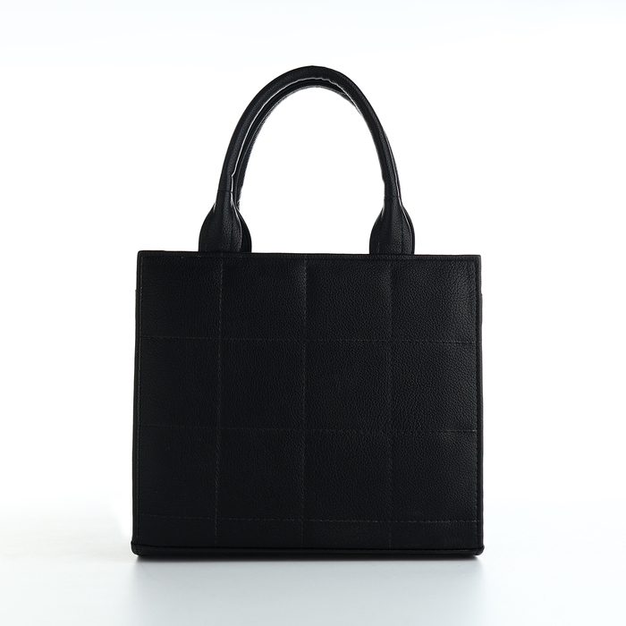 Сумка женская TEXTURA, тоут, средний размер, цвет чёрный Сумка женская TEXTURA, тоут, средний размер, цвет чёрный