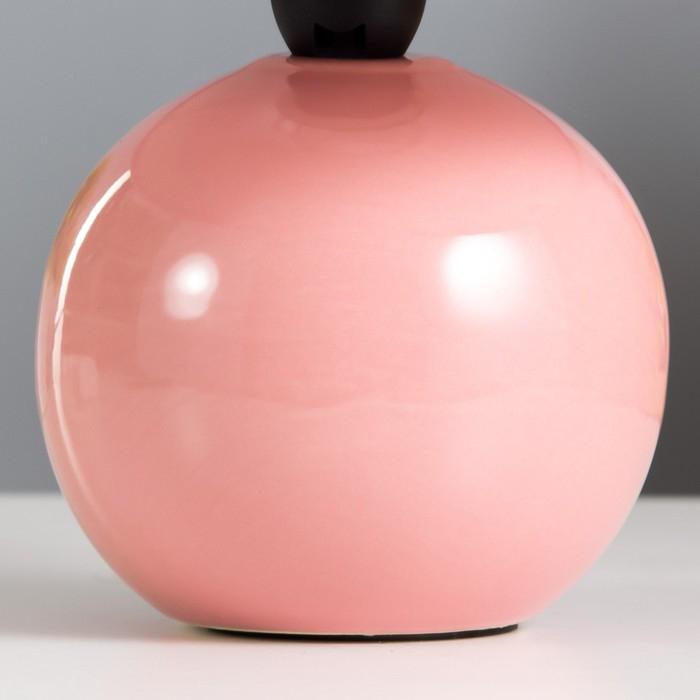 Лампа настольная  Лампа настольная "Яблочко", 25 см, 220V, розовая RISALUX