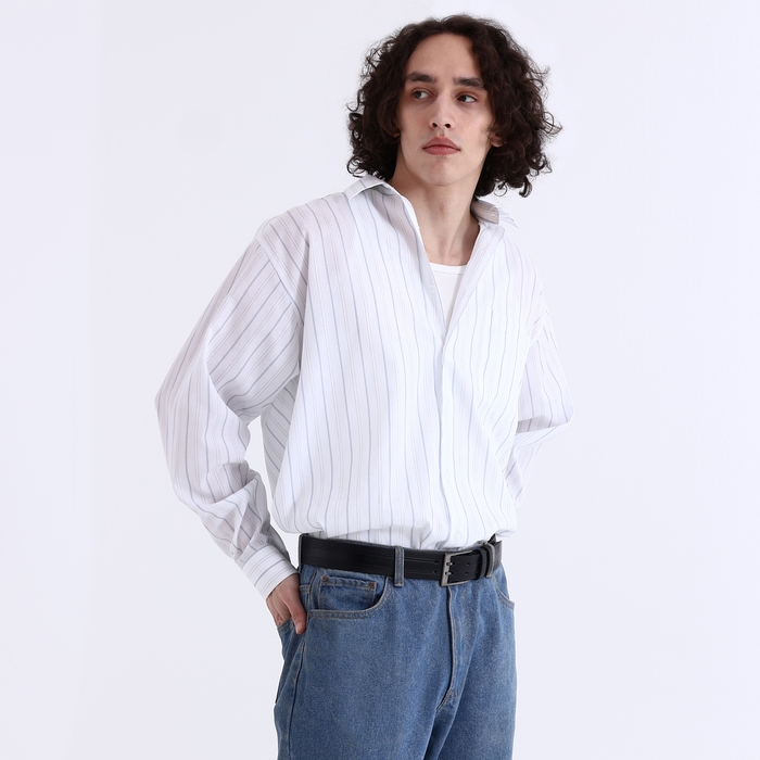 Ремень мужской, ширина 4 см, винт, пряжка металл, цвет чёрный Ремень мужской, ширина 4 см, винт, пряжка металл, цвет чёрный