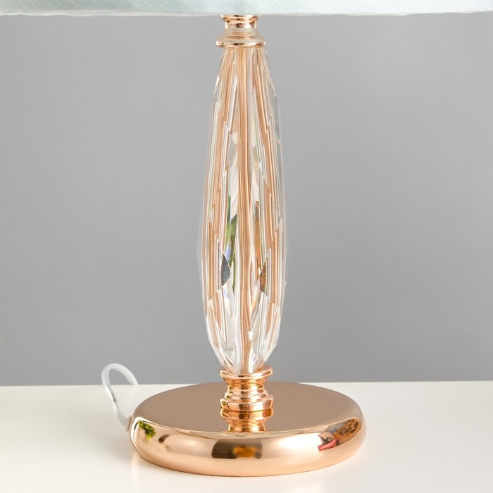 Настольная лампа Настольная лампа "Аделисия" Е27 40Вт золото 30х30х48 см RISALUX