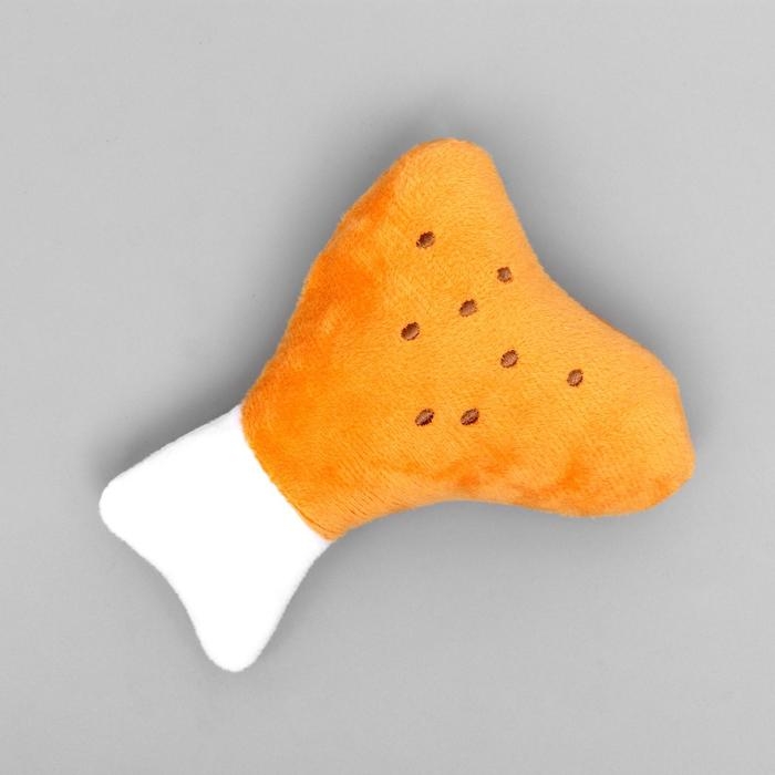 Игрушка для собак Игрушка для собак "Мягкая голень" с пищалкой, 13 см