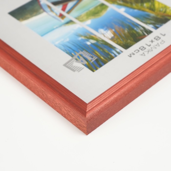 Фоторамка дерево Фоторамка дерево "Image Art" С18 18х18 см, (стекло), цв. красное дерево