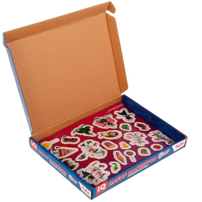 IQ набор магнитов «Праздничный обед. Буба», 3+ IQ набор магнитов «Праздничный обед. Буба», 3+