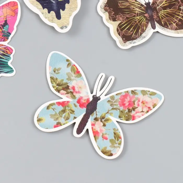 Набор магнитов на холодильник «Цветочные», 12 шт., картон, h=4-10 см Набор магнитов на холодильник «Цветочные», 12 шт., картон, h=4-10 см