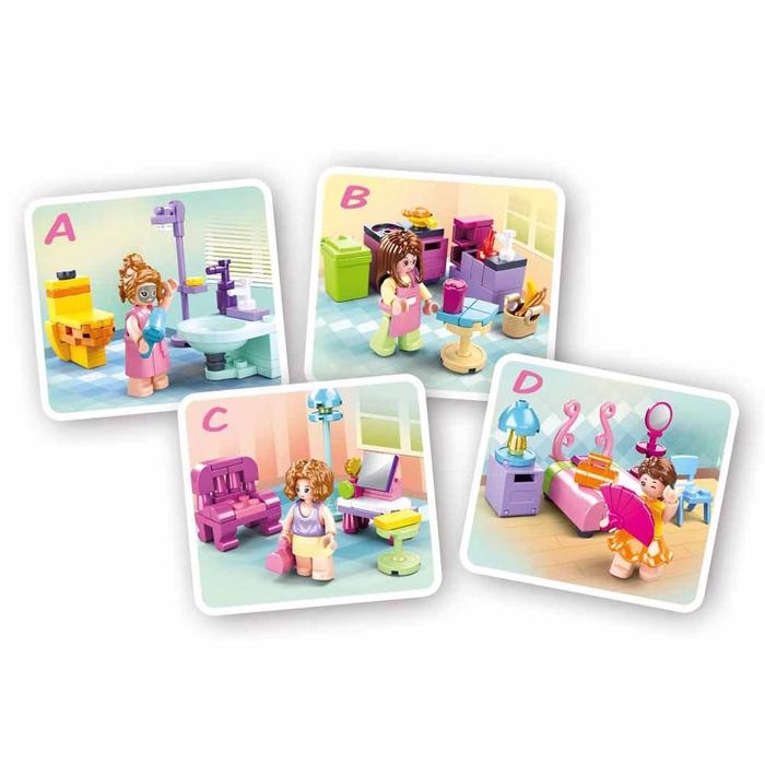 Конструктор Розовая мечта &laquo;Спальная комната&raquo;, 42 детали