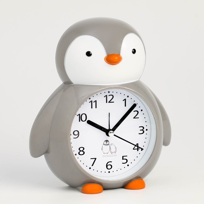 Будильник детский Будильник детский "Пингвин", дискретный ход, 15 х 14 х 5 см