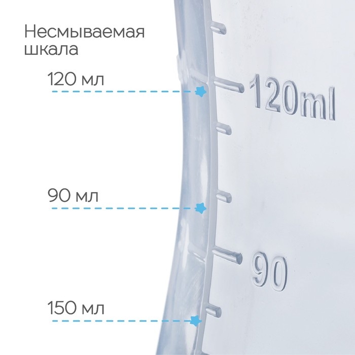 Бутылочка для кормления «Любимый сыночек», классическое горло, приталенная, с ручками, 150 мл., от 0 мес., цвет голубой