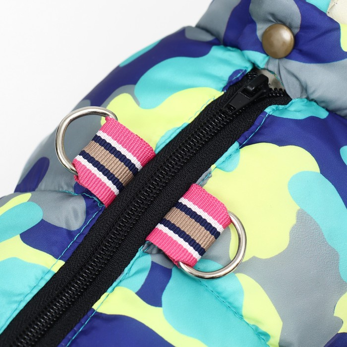 Комбинезон принтованный с замком на спине, размер 16 (ДС 28 см, ОГ 34 см, ОШ 44 см), голубой 696824 Комбинезон принтованный с замком на спине, размер 16 (ДС 28 см, ОГ 34 см, ОШ 44 см), голубой 696824