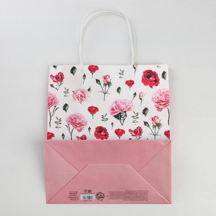 Пакет подарочный крафт, упаковка, «Мечтай!», 22 х 25 х 12 см Пакет подарочный крафт, упаковка, «Мечтай!», 22 х 25 х 12 см