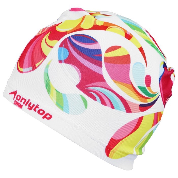 Шапочка для плавания взрослая ONLYTOP Swim Modern, тканевая, обхват 54-60 см Шапочка для плавания взрослая ONLYTOP Swim Modern, тканевая, обхват 54-60 см