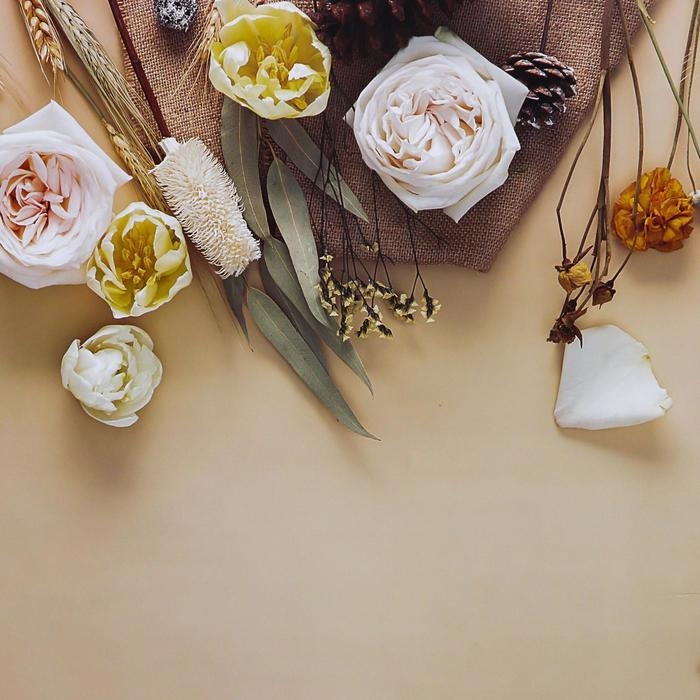 Фотофон двусторонний бумага 300 гр Фотофон двусторонний бумага 300 гр "Тюльпаны и розы" 57х87 см