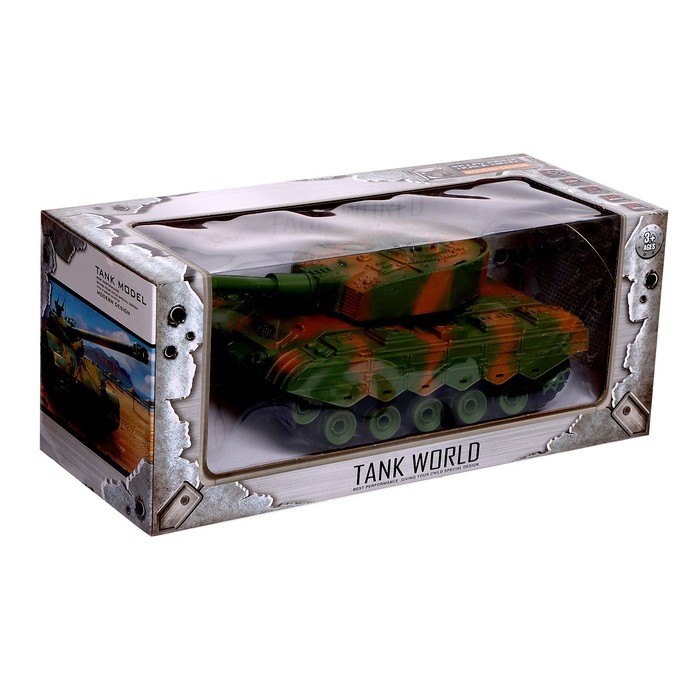 Танк радиоуправляемый «Армия», работает от аккумулятора, световые и звуковые эффекты, цвет МИКС Танк радиоуправляемый «Армия», работает от аккумулятора, световые и звуковые эффекты, цвет МИКС