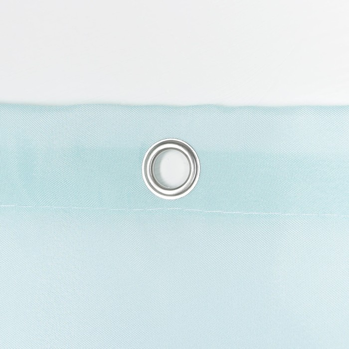 Штора для ванны Доляна WAVE, с люверсами, 180×180 см, полиэстер